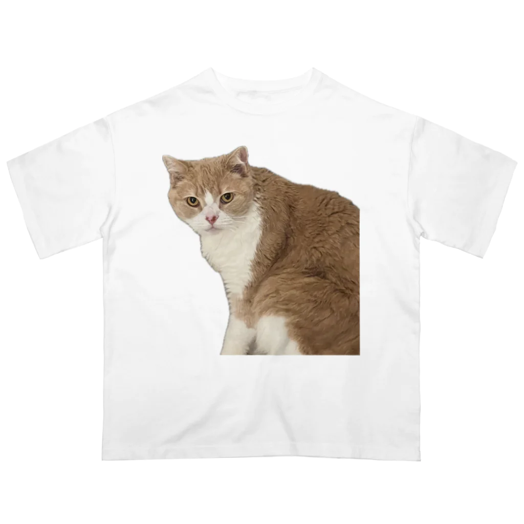 Mashlyのマシロくん猫グッズ オーバーサイズTシャツ