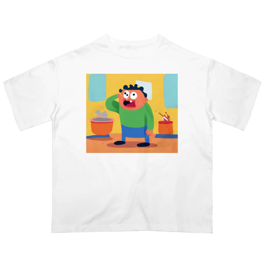 JINPACHIの前向きな男 オーバーサイズTシャツ