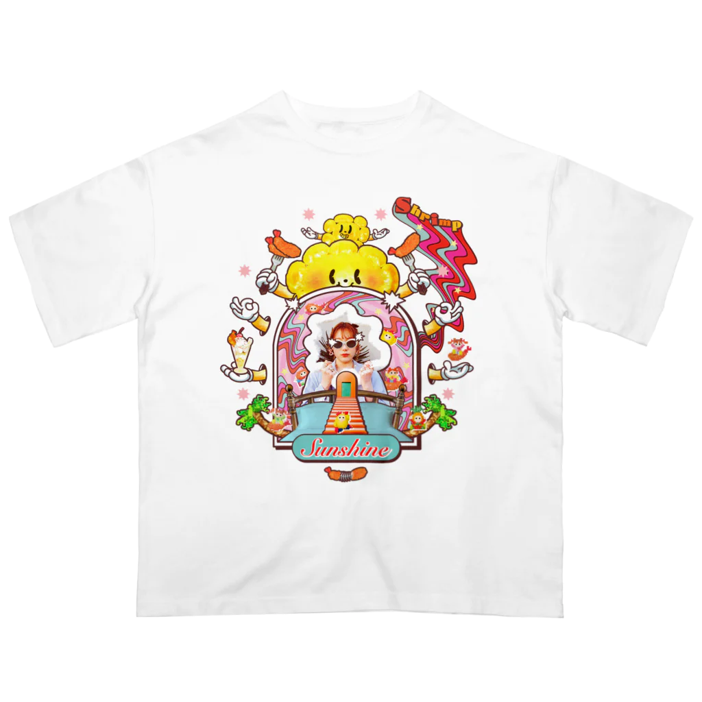 BIG屋SUNの☀️🦐Sunshine Shrimp☀️🦐 オーバーサイズTシャツ