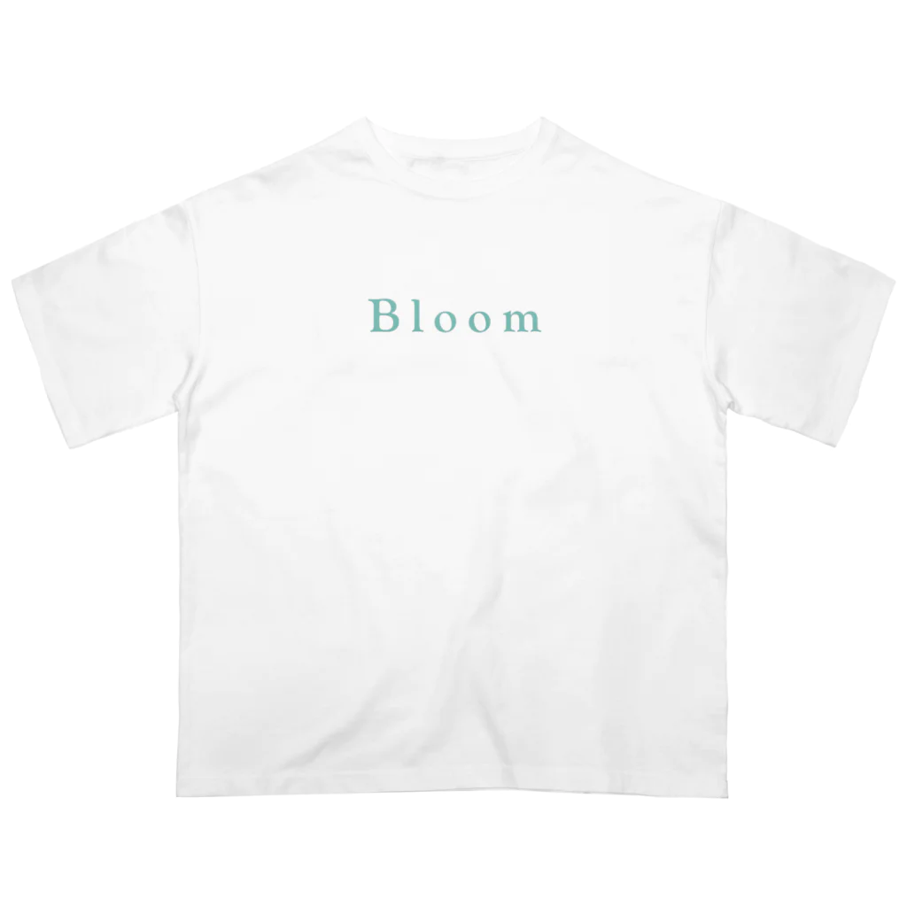 ブルームのBloomロゴシリーズ青 Oversized T-Shirt