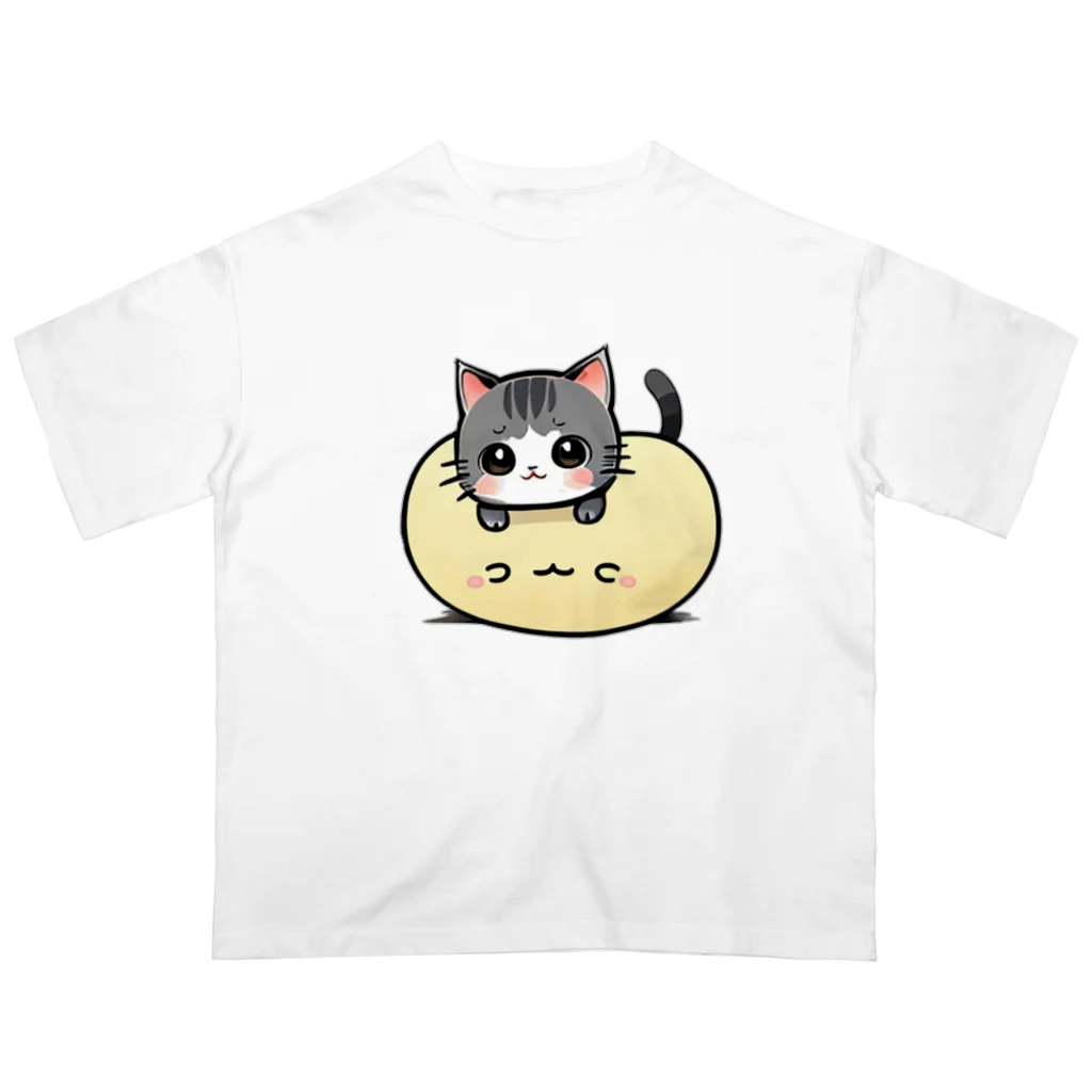 ニャタたち＆わん吉たちのニャキチ オーバーサイズTシャツ