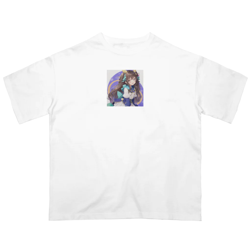 DIMDIMの脳内ショップのロングヘアーの女の子 オーバーサイズTシャツ