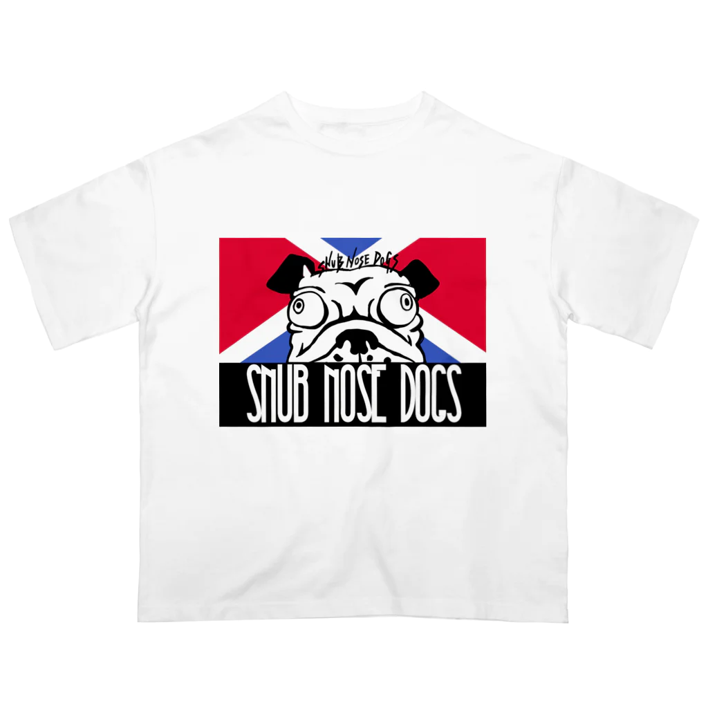 ブヒーズのSNUB NOSE DOGS※ブルドッグⅢ※ Oversized T-Shirt