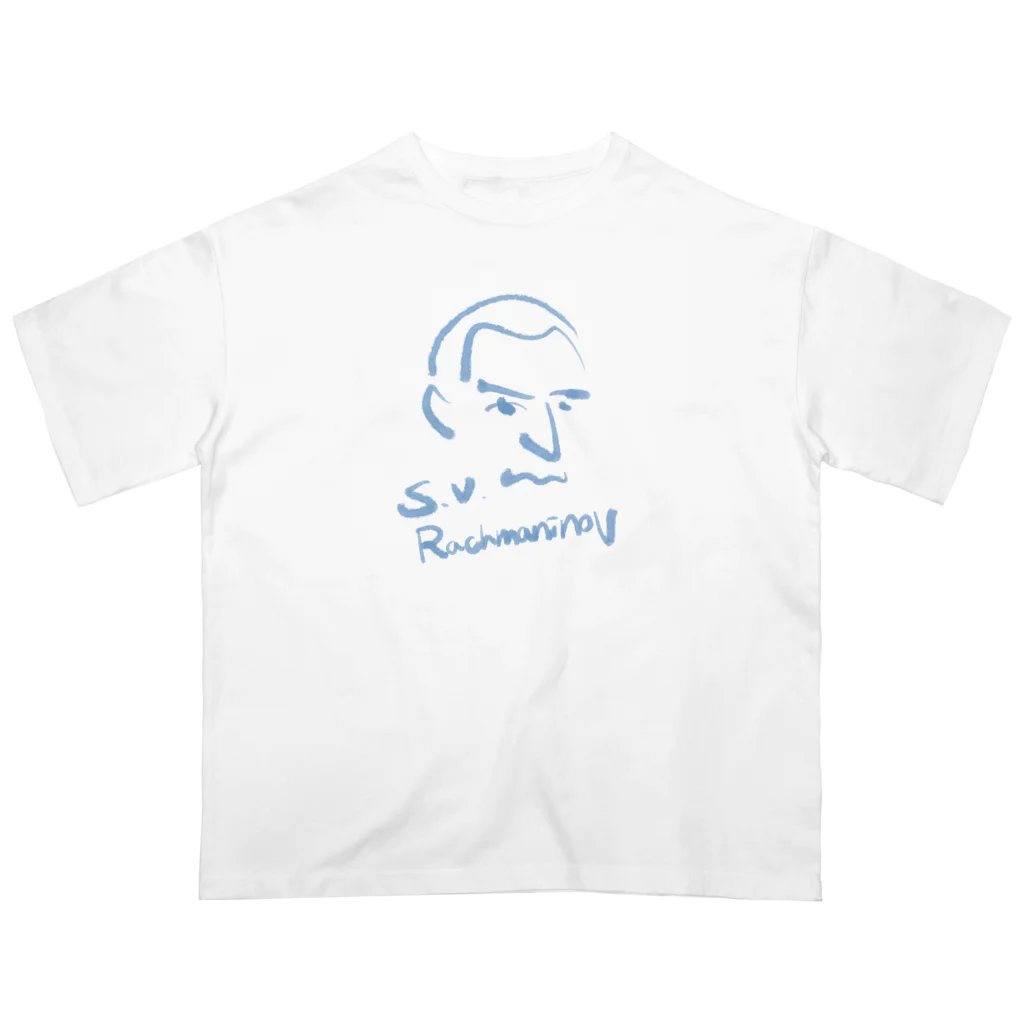 OSHIYOMANのセルゲイ・ラフマニノフ　S.V.Rachmaninov / Rachmaninoff Oversized T-Shirt