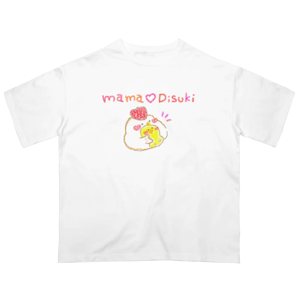 YURU_charaのママ大好き オーバーサイズTシャツ