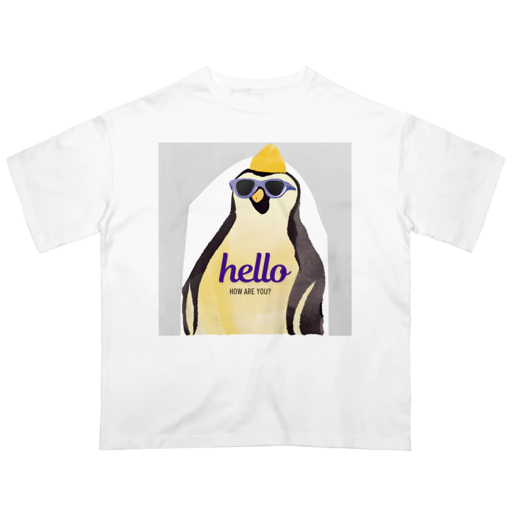 なべなべSHOPのペンギンのジョイ オーバーサイズTシャツ