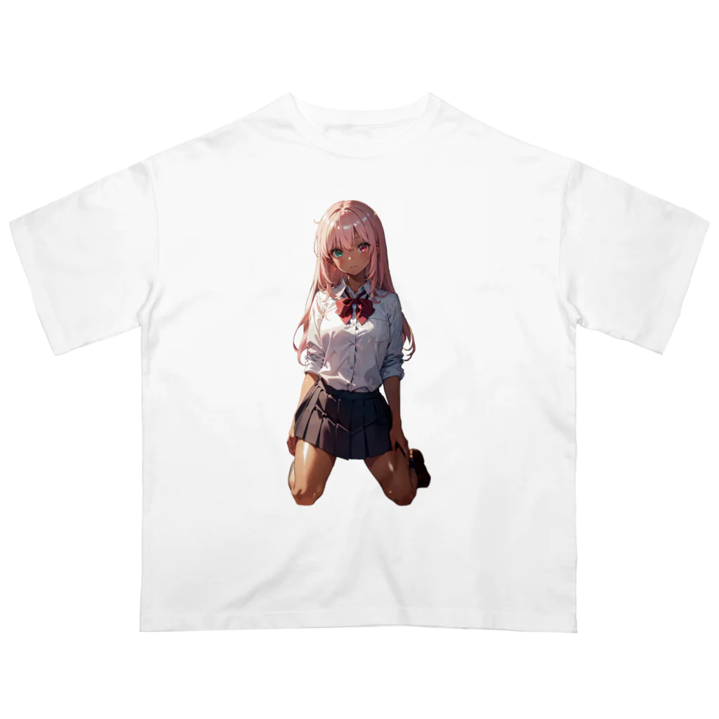 ヴィヴィオの膝をつく Oversized T-Shirt