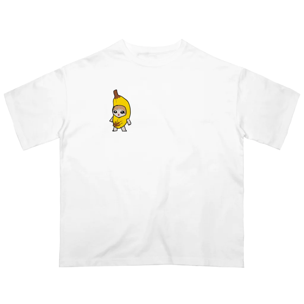 REDBOMのバナナ猫 オーバーサイズTシャツ