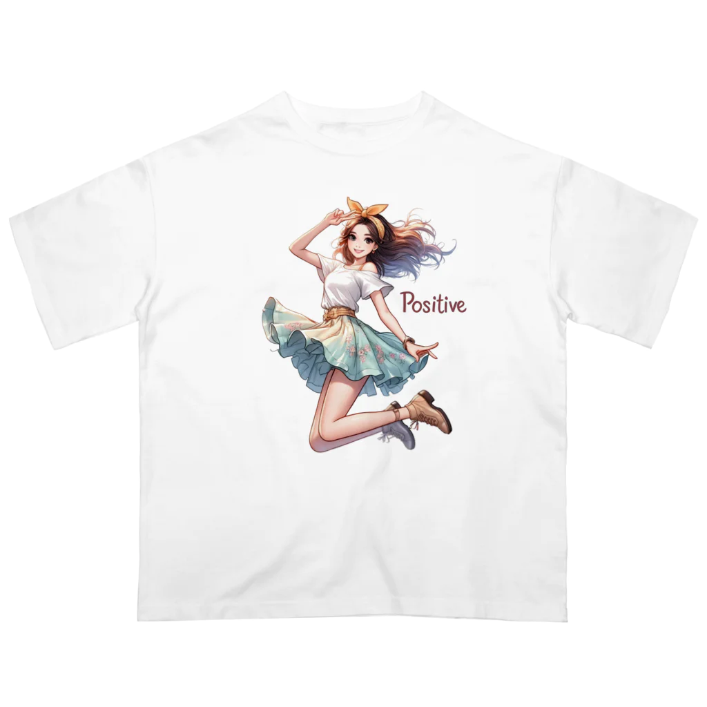 riopara0777のPOSITIVE GIRL オーバーサイズTシャツ