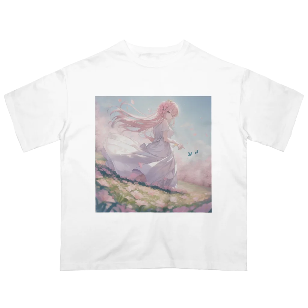 R-mayの草原の少女 Oversized T-Shirt