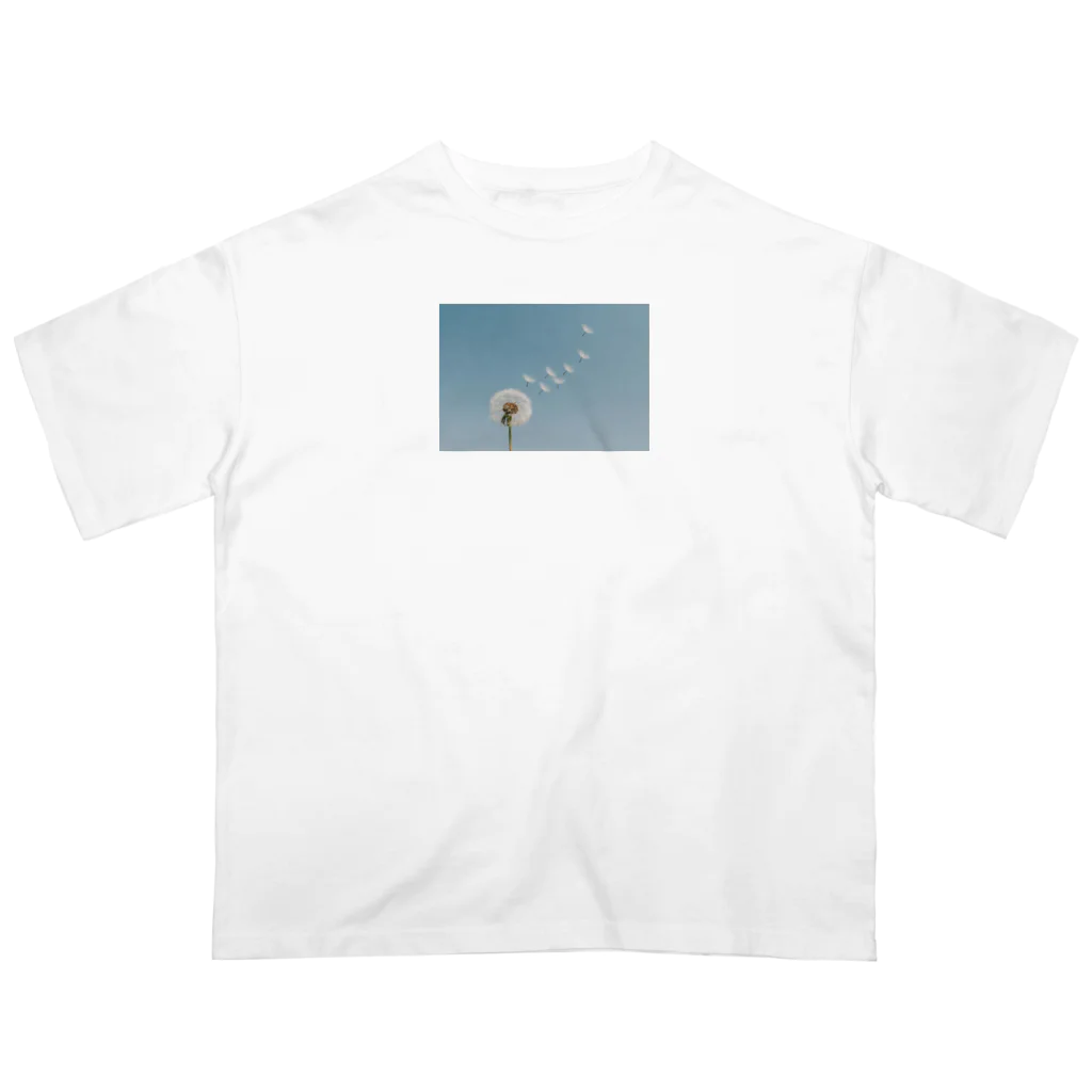 Leomatsuraのたんぽぽの綿毛 Oversized T-Shirt