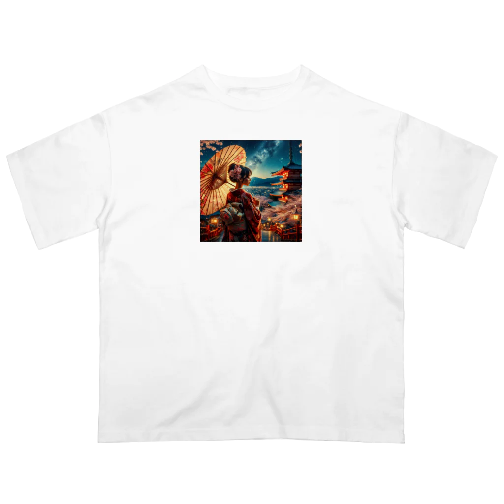 終わらない夢🌈の和の風景✨ オーバーサイズTシャツ