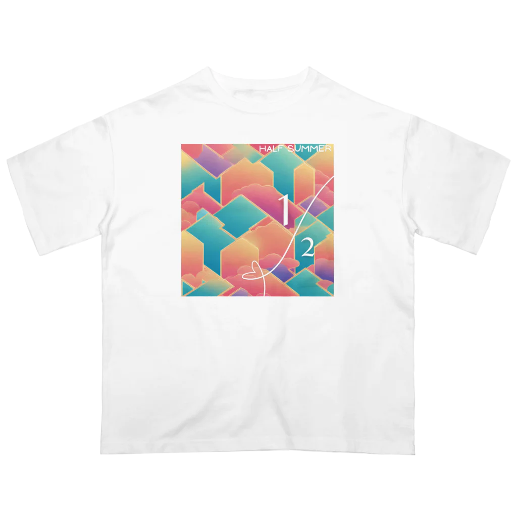 evening-fiveのHALF SUMMER 015 オーバーサイズTシャツ