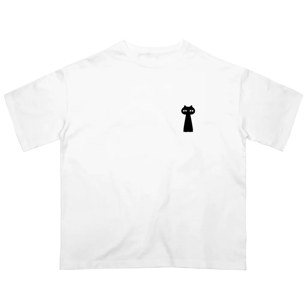 Aimonのくろねこ　１号 Oversized T-Shirt