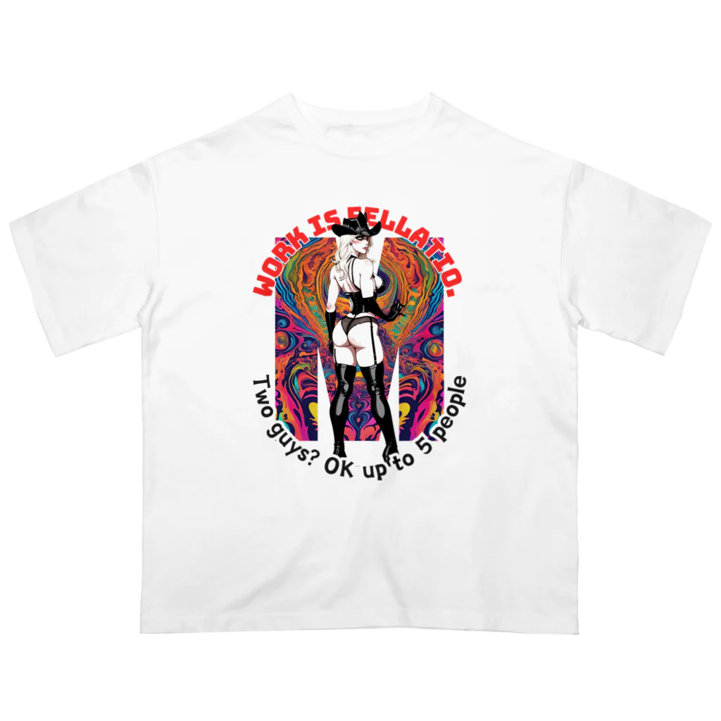 Donky Goriの仮面お姉さん Oversized T-Shirt