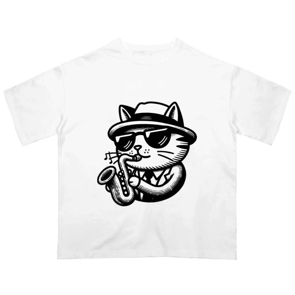 age3mのブローキャット オーバーサイズTシャツ