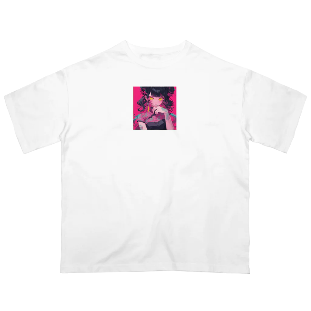 日本神話のtattoo girl Oversized T-Shirt