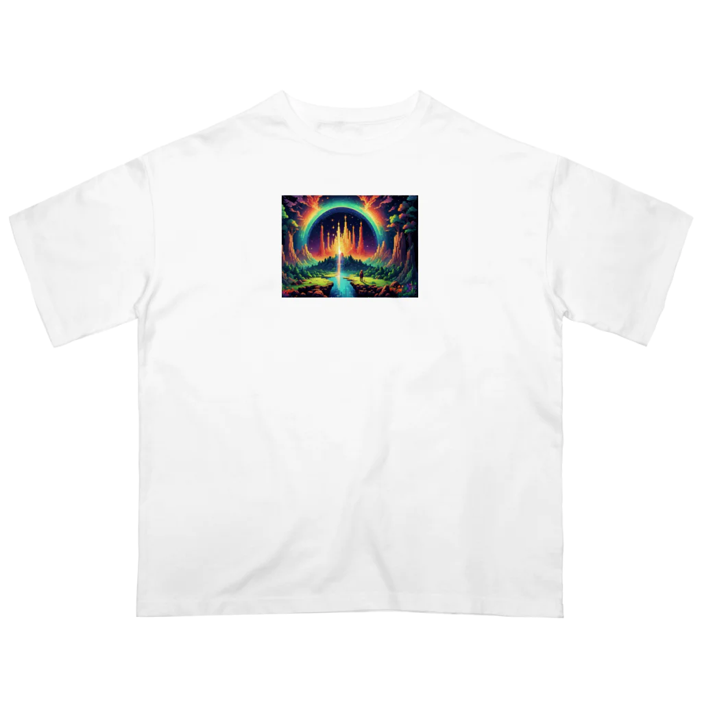 Oshiboriの虹ドット絵 Oversized T-Shirt