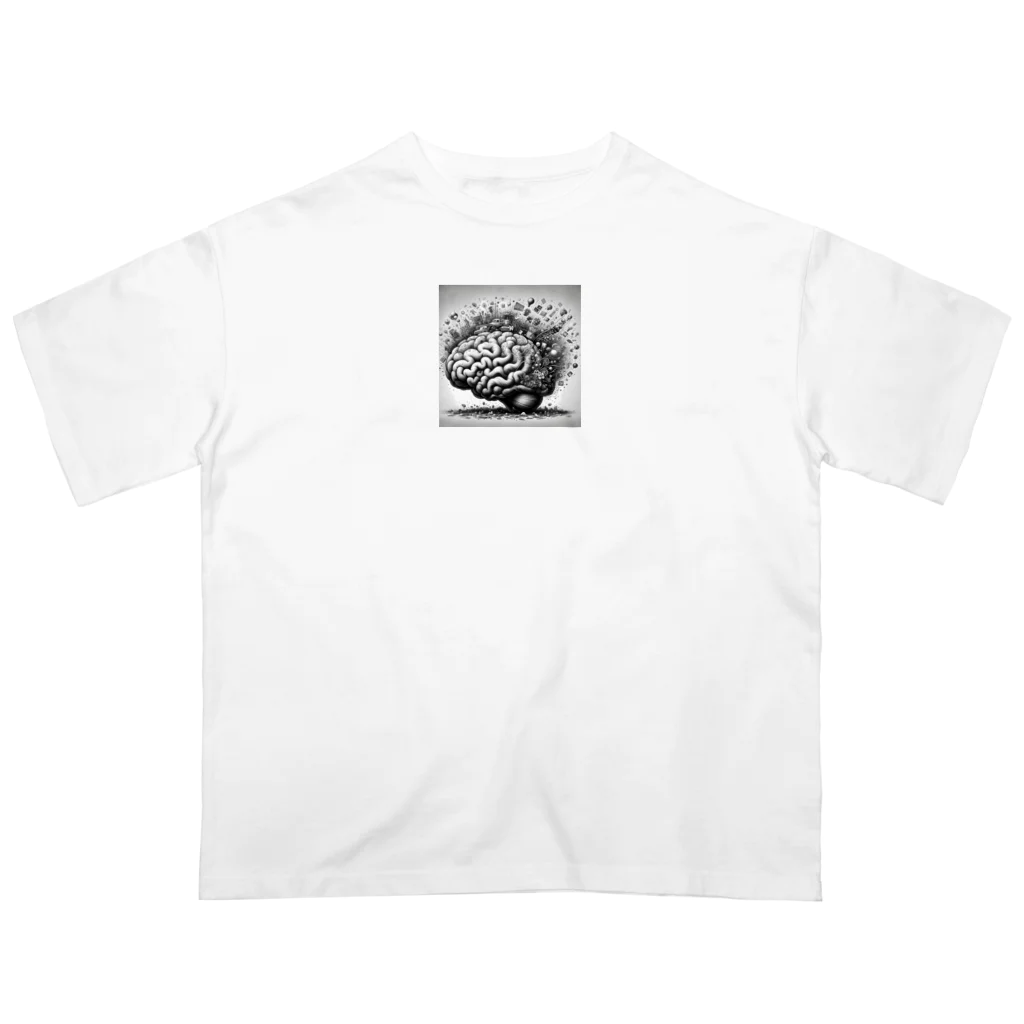 greenartの脳味噌豆苗状態 Oversized T-Shirt