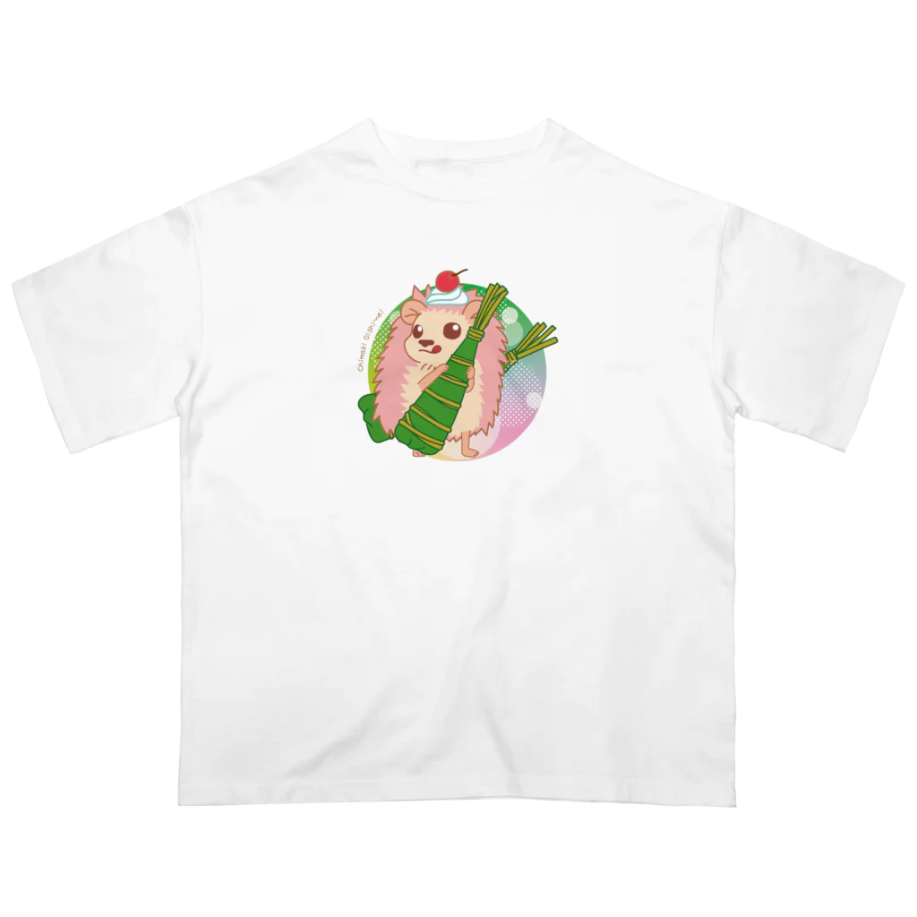 さちあきのおみせの季節のちまきハリネズミ Oversized T-Shirt