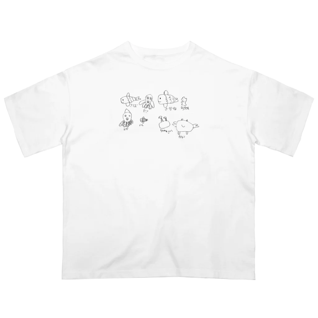 Paddleのつむぎの水族館 オーバーサイズTシャツ