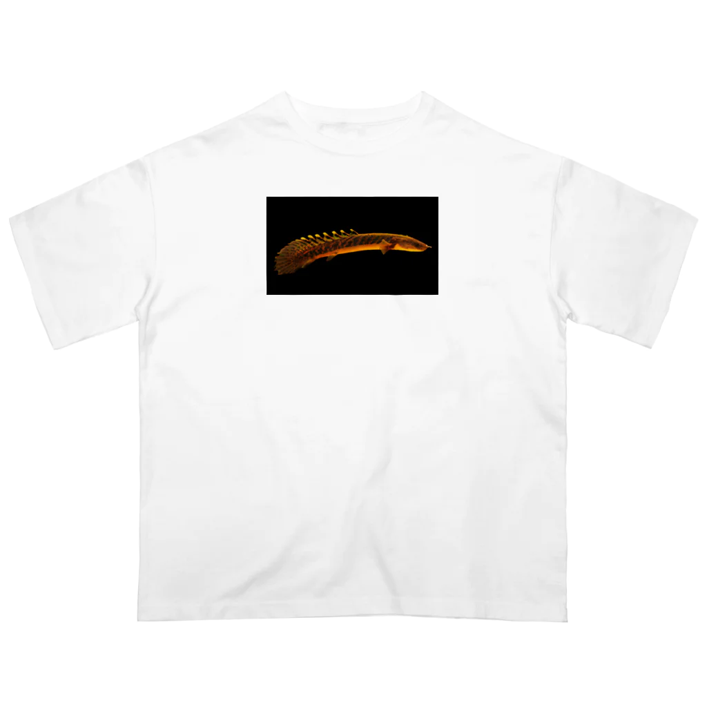 stockboxのポリプテルス グッズ オーバーサイズTシャツ