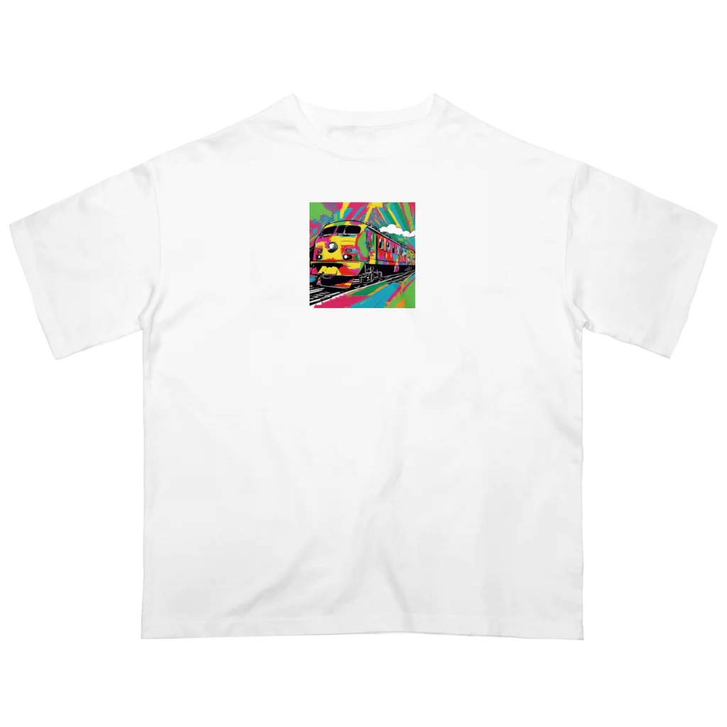 NeoPopGalleryのPOPARTtrain Oversized T-Shirt