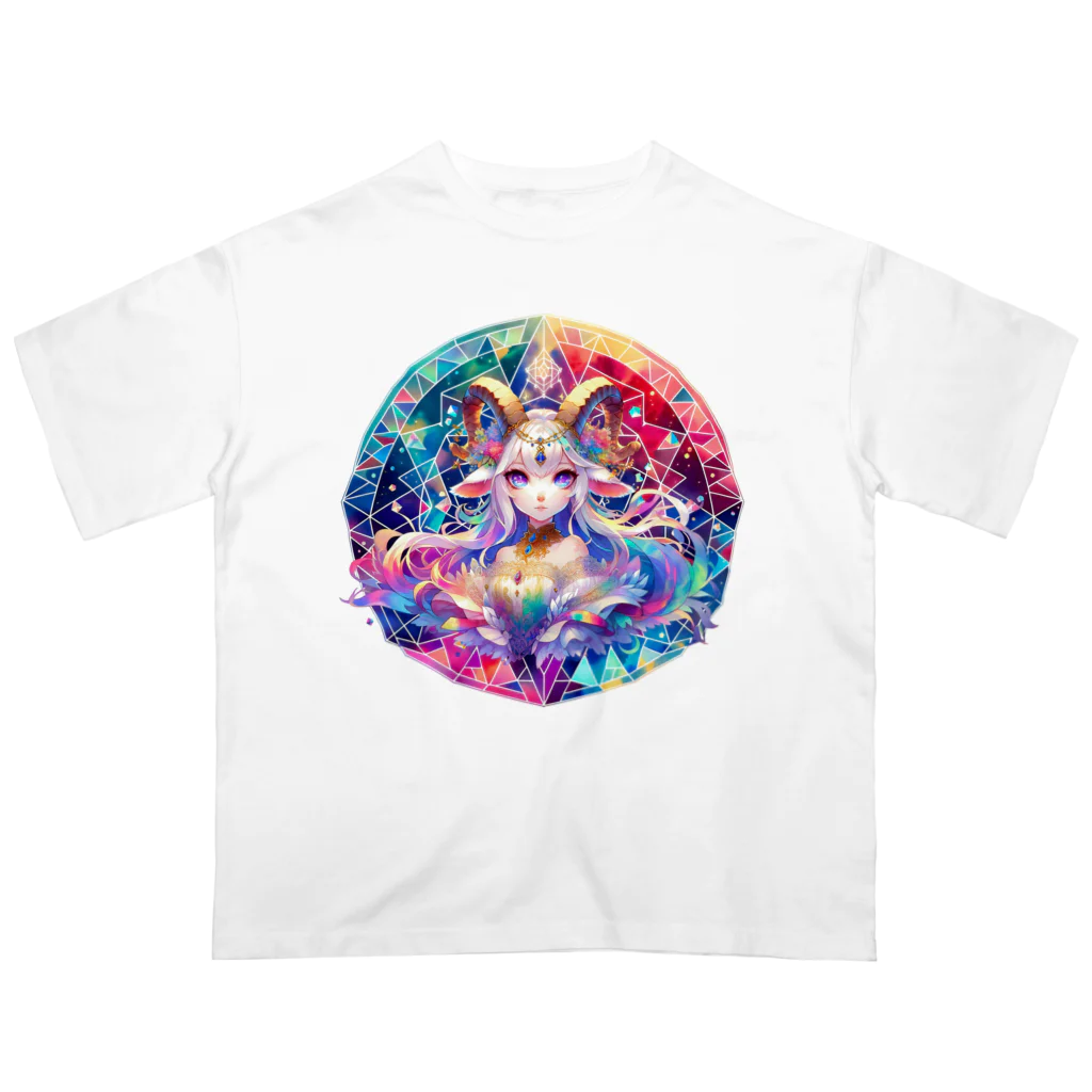 トトベス(T∴B∴M∴)🕊️の牧神パーンに奉献する清廉な山羊姫🐐 Oversized T-Shirt