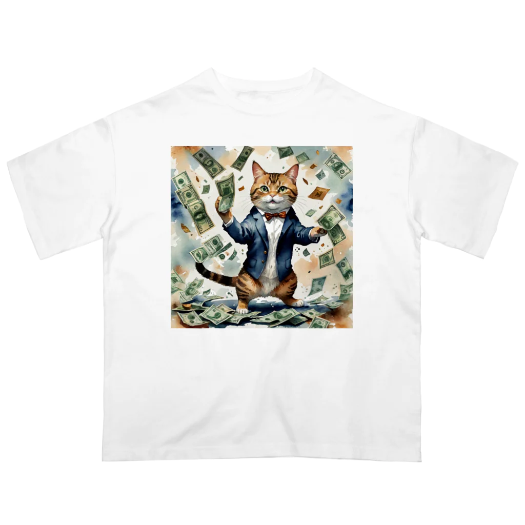 なむねこの猫社長 Oversized T-Shirt