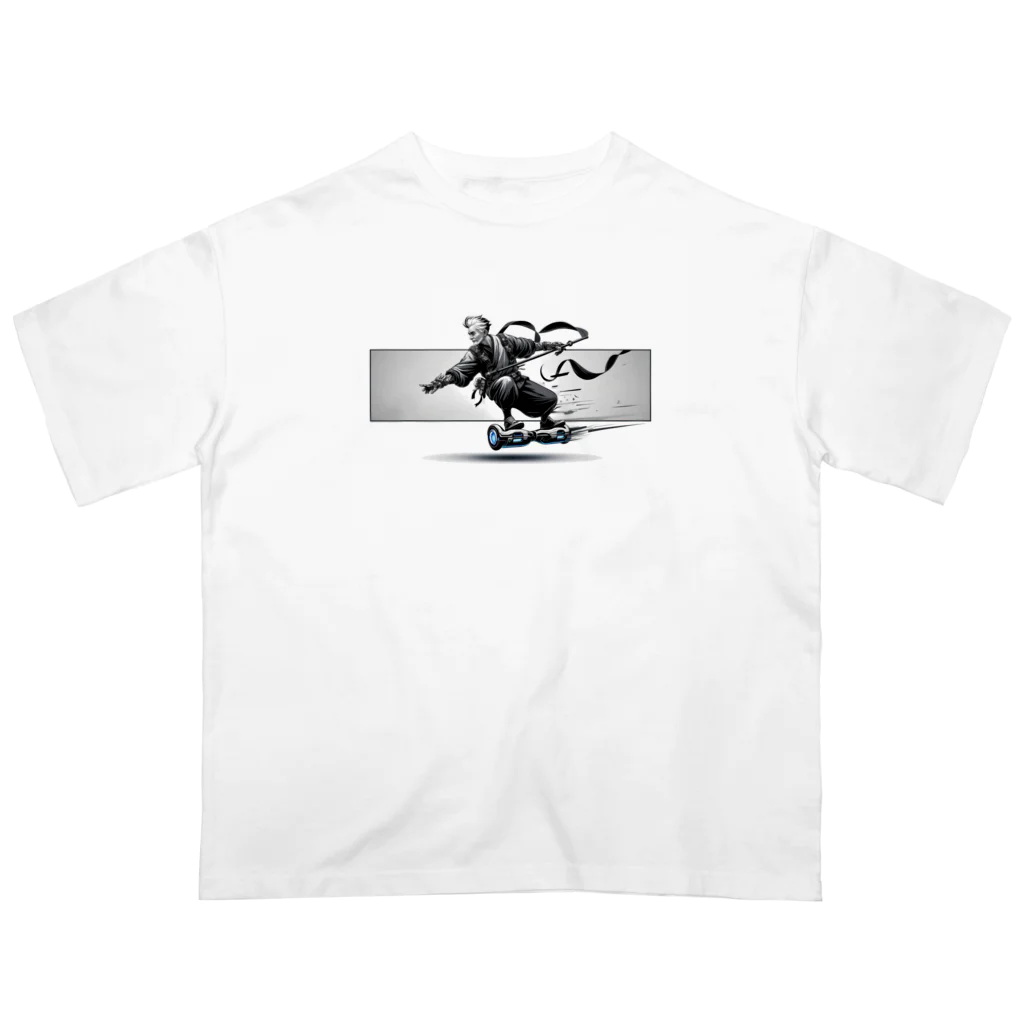 Shibu-Dandy-のニンジャ・ド・オジー オーバーサイズTシャツ