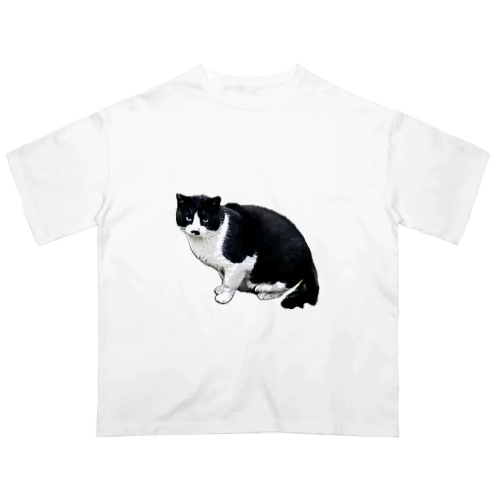 たまたまの近所の野良猫 オーバーサイズTシャツ