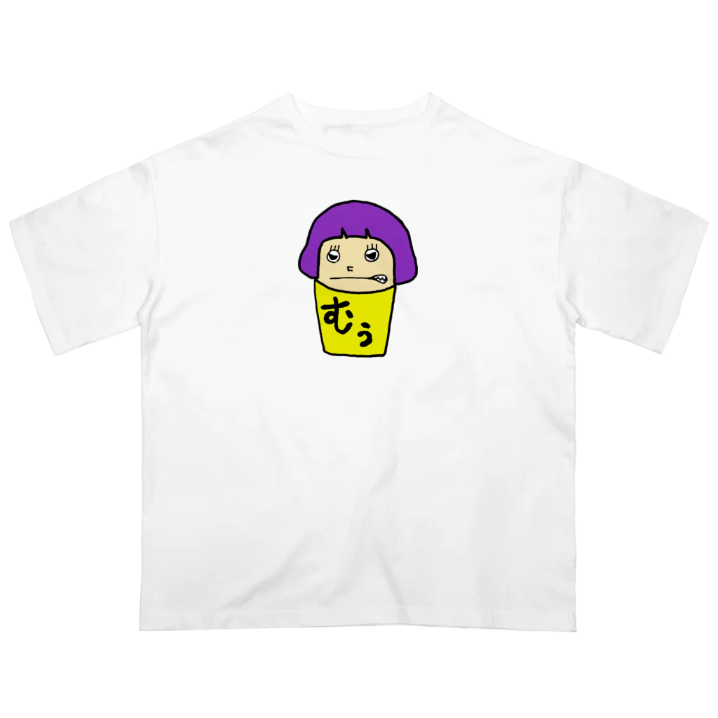 sooomaxの四角いちゃん(怒) オーバーサイズTシャツ