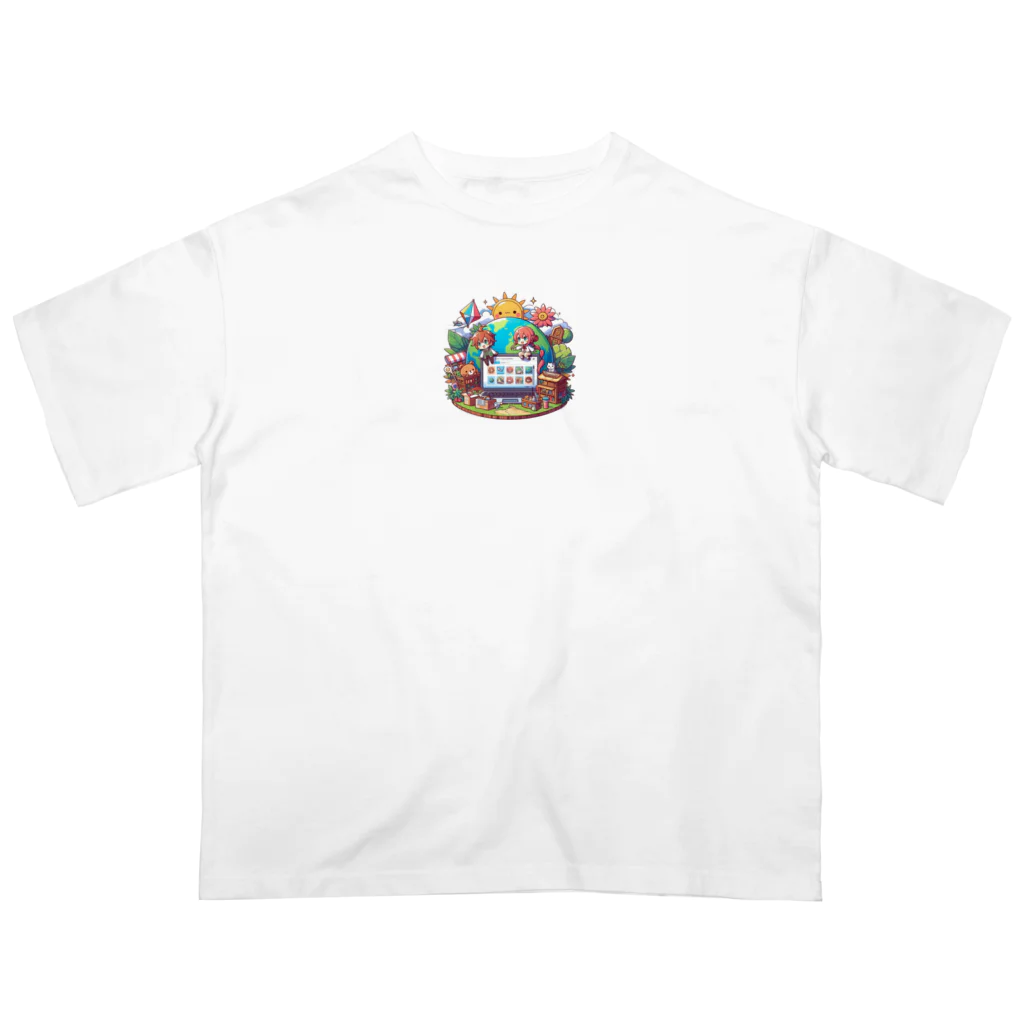 レイミーショップのレイミーといっしょにオリジナルキャラの世界へ Oversized T-Shirt