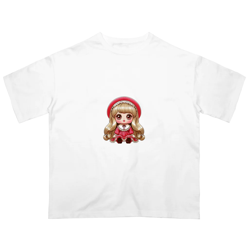 ミントキャンディのレトロなDOLL オーバーサイズTシャツ