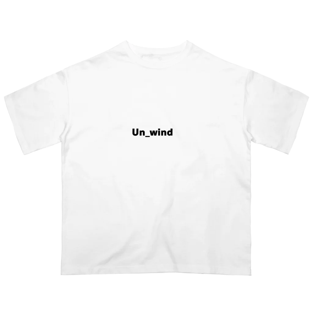 Un_windのロゴオーバーT オーバーサイズTシャツ