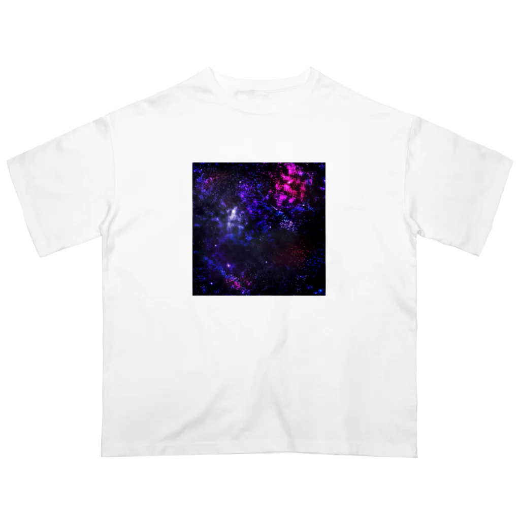 MISHIMAのピンクめな宇宙 オーバーサイズTシャツ