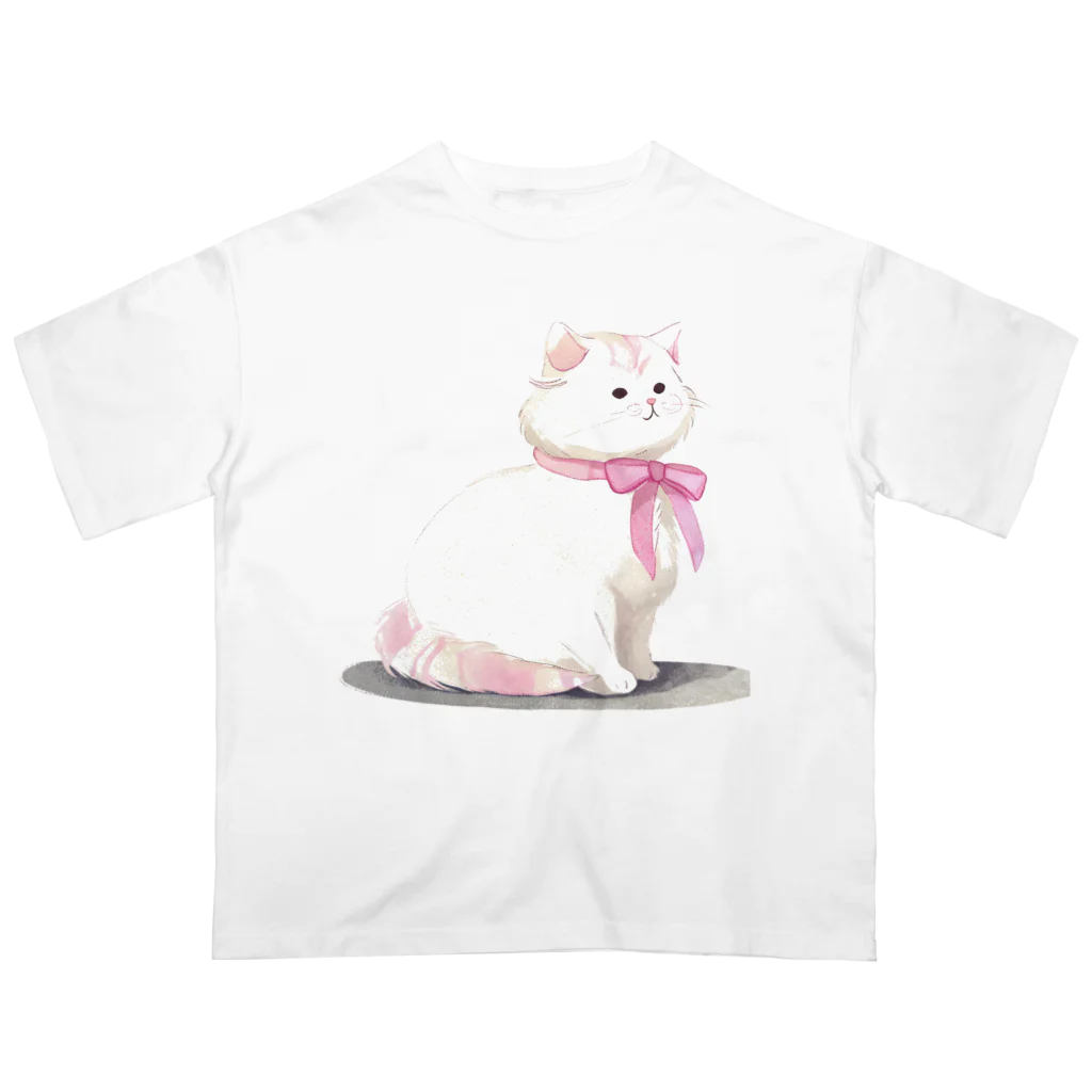 rinrinのふわふわ猫ちゃん オーバーサイズTシャツ