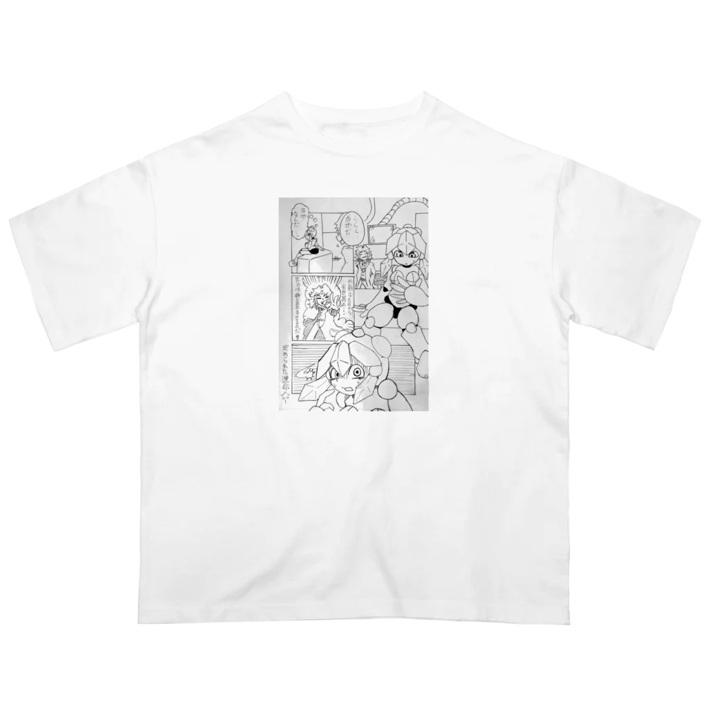 晴蛙の世界征服してもらうロボット Oversized T-Shirt