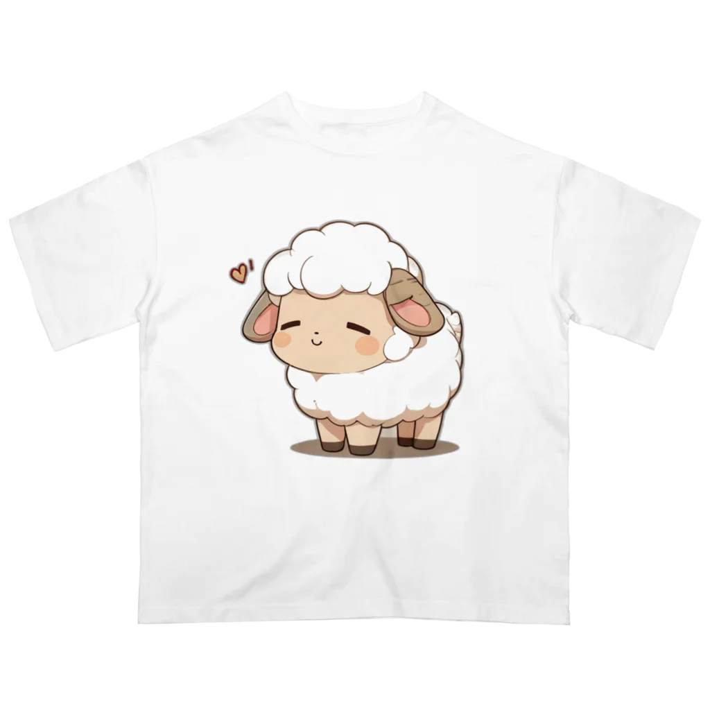 ちょっといいSHOPのちびアニマル（ひつじ） Oversized T-Shirt