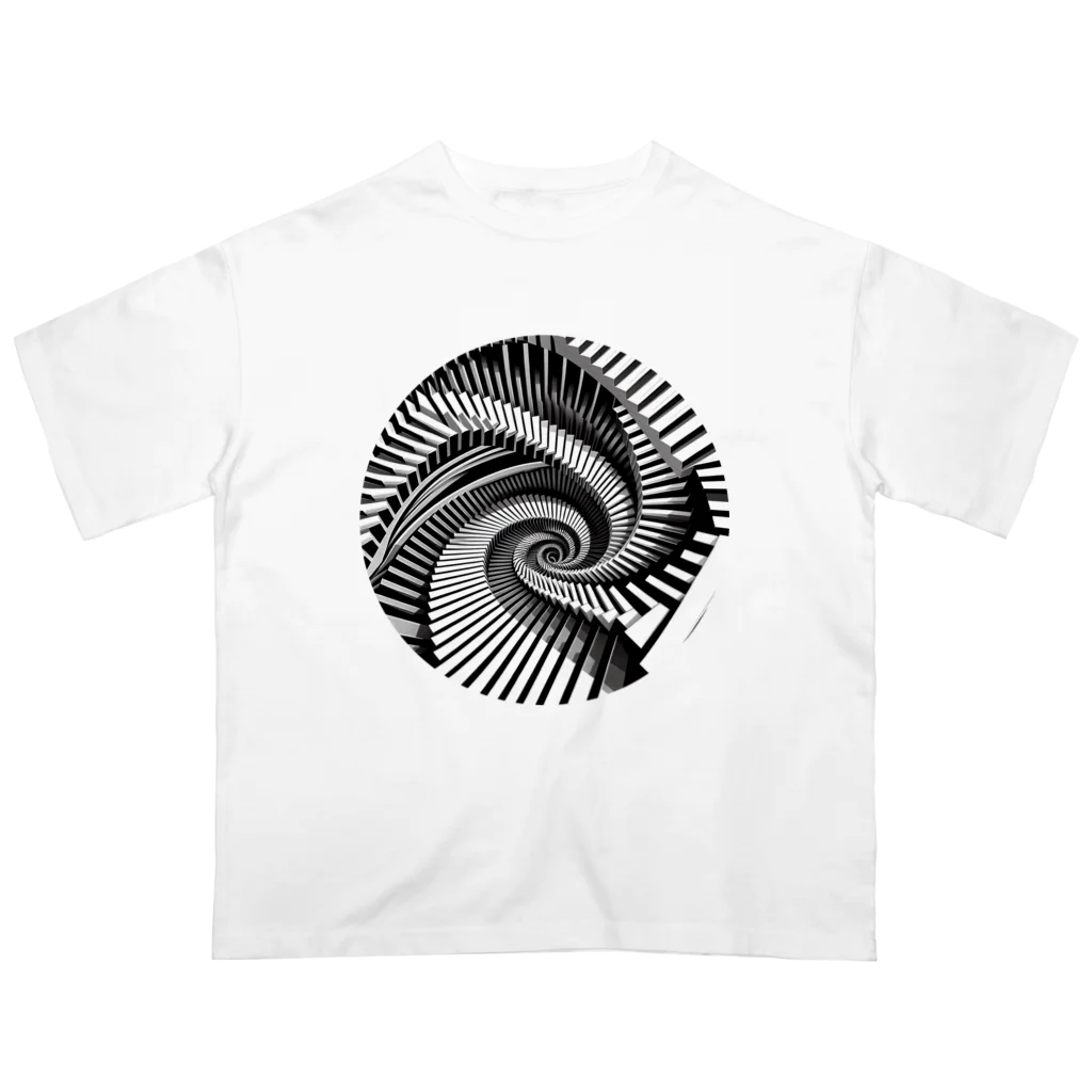 riotriffs_punksのspiral Oversized T-Shirt