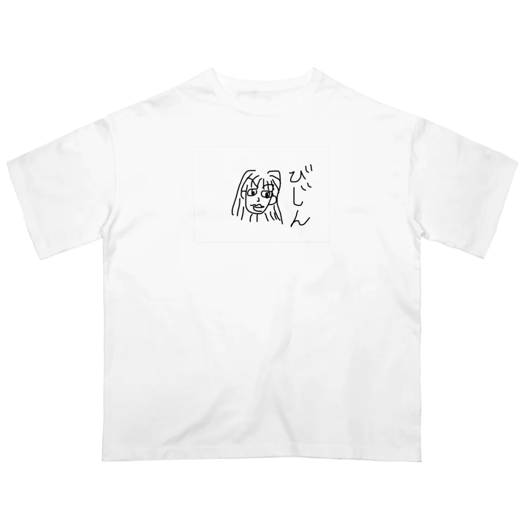 hetaTのhetaTびじん オーバーサイズTシャツ