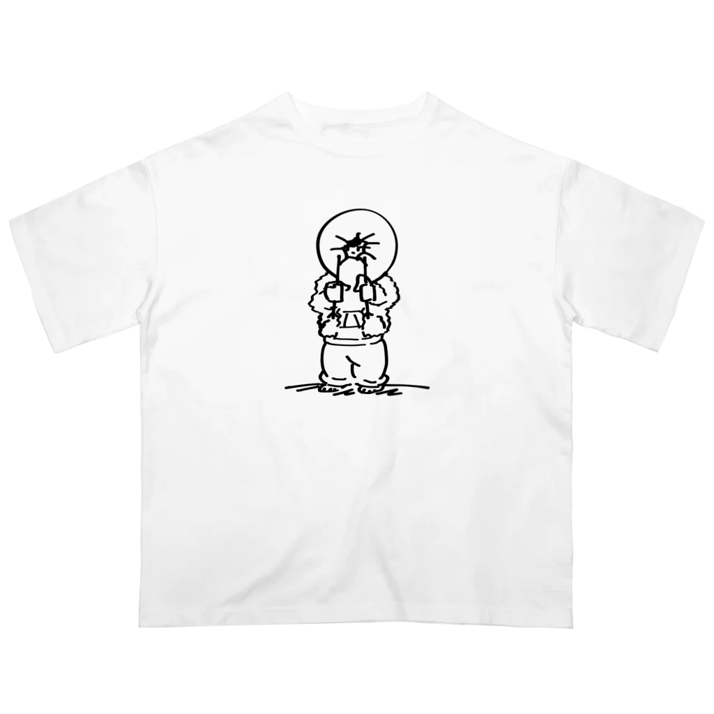 Tym'sのパーカーの紐締めすぎ君 Oversized T-Shirt