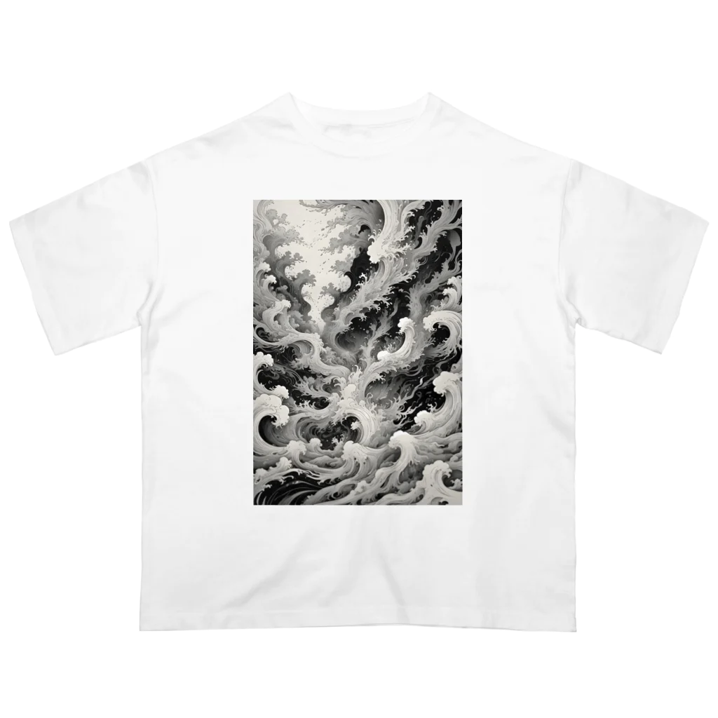 AI Fantasy Art Shopの【限定商品】Chaos② オーバーサイズTシャツ