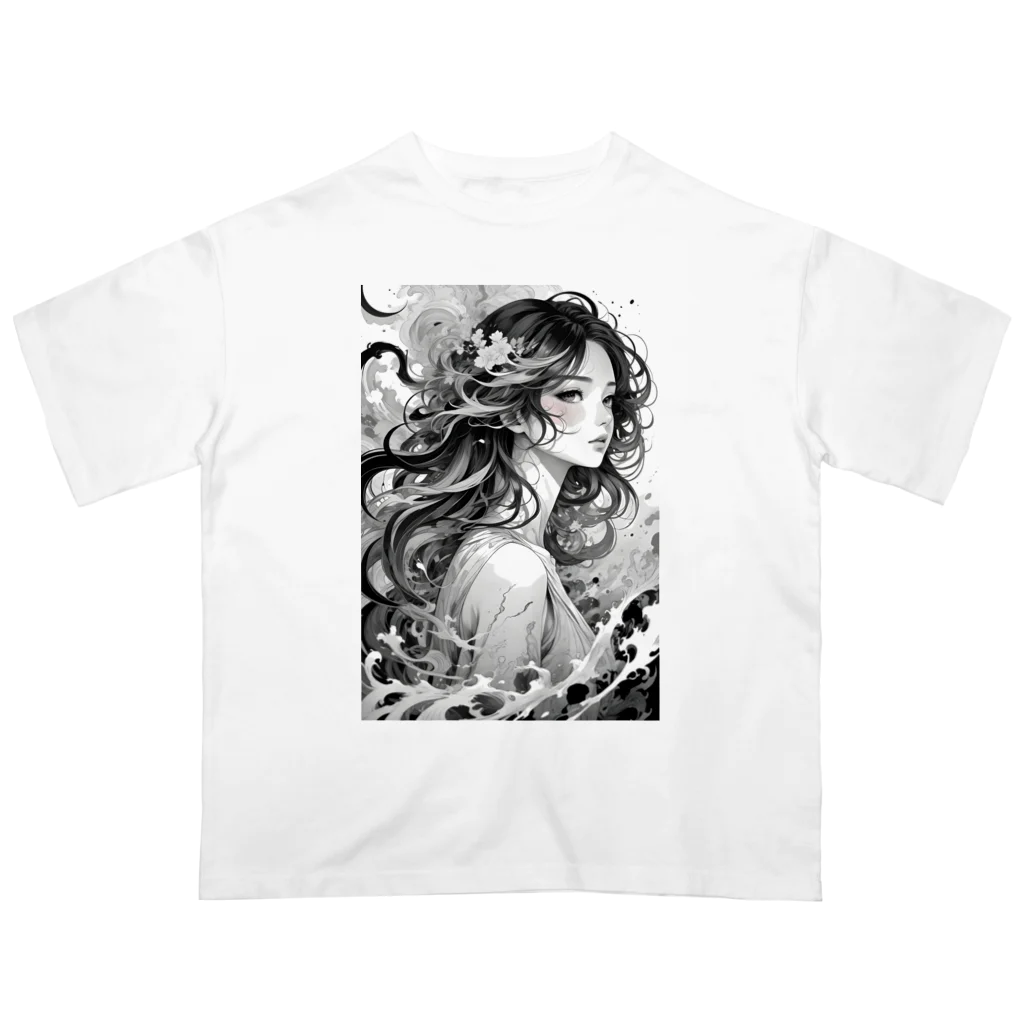 AI Fantasy Art Shopの【限定商品】Chaos⑥ オーバーサイズTシャツ