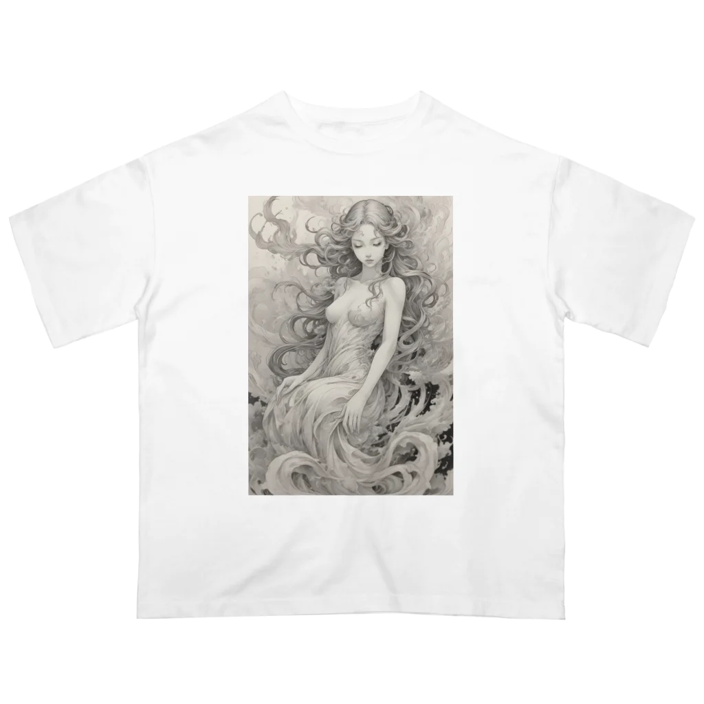 AI Fantasy Art Shopの【限定商品】Chaos⑧ Oversized T-Shirt