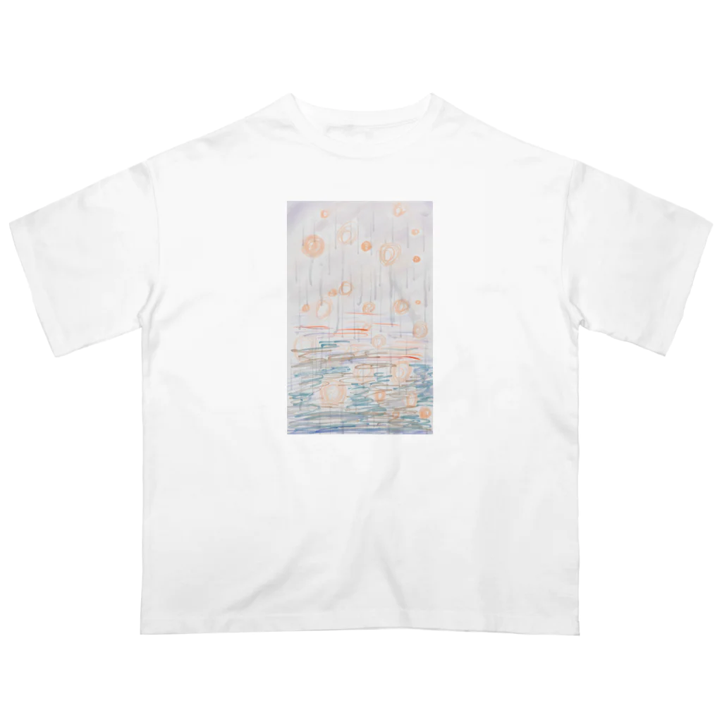 ASHLEY'S atelierのRaindrops オーバーサイズTシャツ