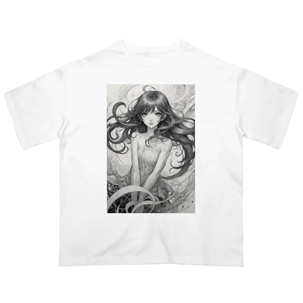 AI Fantasy Art ShopのCollapse① Oversized T-Shirt