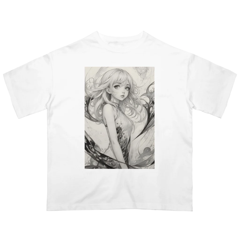 AI Fantasy Art ShopのCollapse② Oversized T-Shirt