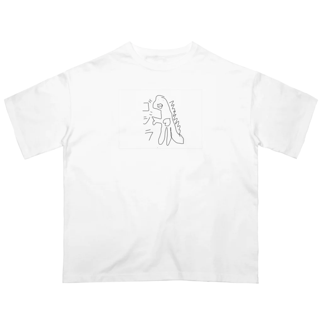 hetaTのhetaTゴジラ Oversized T-Shirt