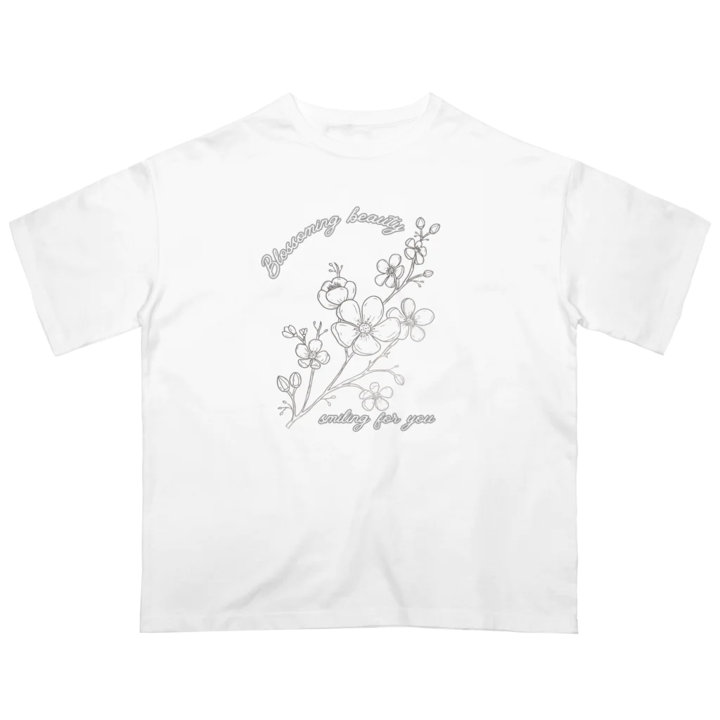 Kotoha-shopの桜の花言葉 Oversized T-Shirt